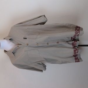 Abercrombie Vintage Hawaiian Short-Sleeved Button Down